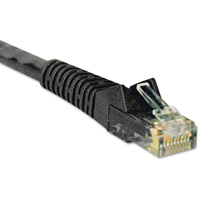 Tripp Lite CAT6 Gigabit Snagless Molded Patch Cable, 1 ft, Black