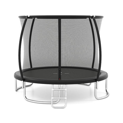 10FT Outdoor Trampoline Heavy-Duty Recreational Trampoline with Safety Enclosure Net