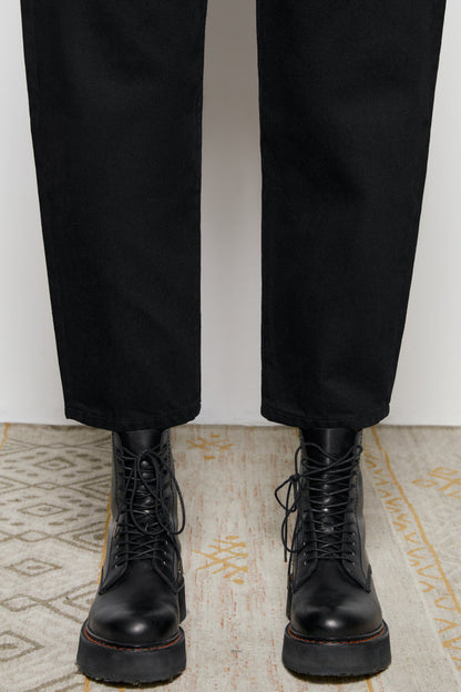 Queens Of Noise High Rise Barrel Jeans HJ026 [FINAL SALE]