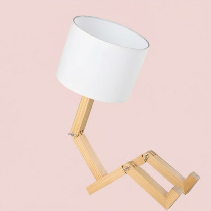 Creative Shape-Changing Wooden Lamp – Foldable Modern Desk Light for Bedroom, Study & Living Room