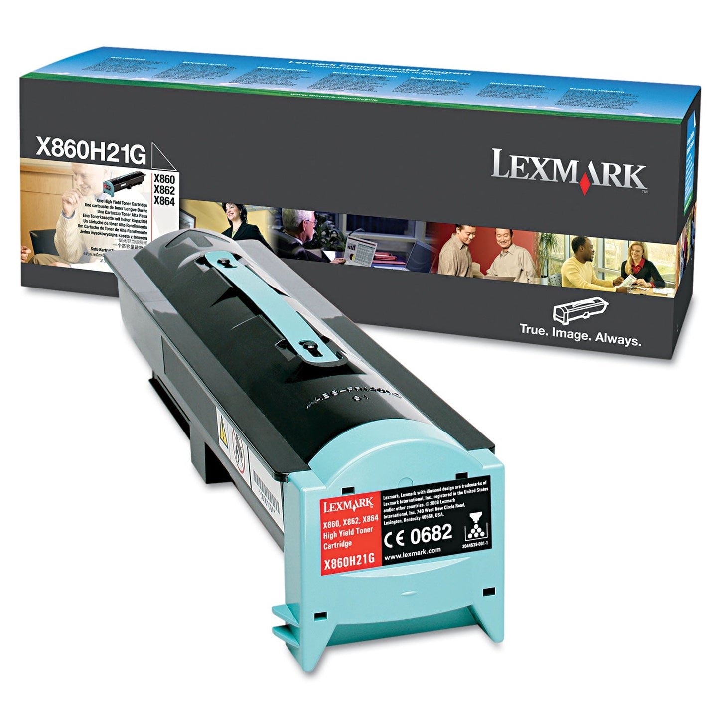 Lexmark X860H21G High-Yield Toner, 35,000 Page Yield, Black