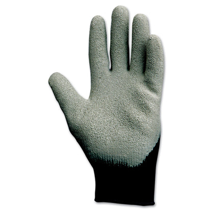 KleenGuard G40 Latex Coated Poly-Cotton Gloves, 250 mm Length, Large/Size 9, Gray, 12 Pairs