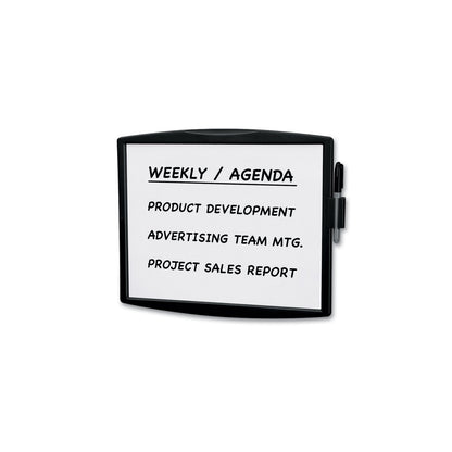 Fellowes Partition Additions Dry Erase Board, 15.38 x 13.25, Dark Graphite Frame