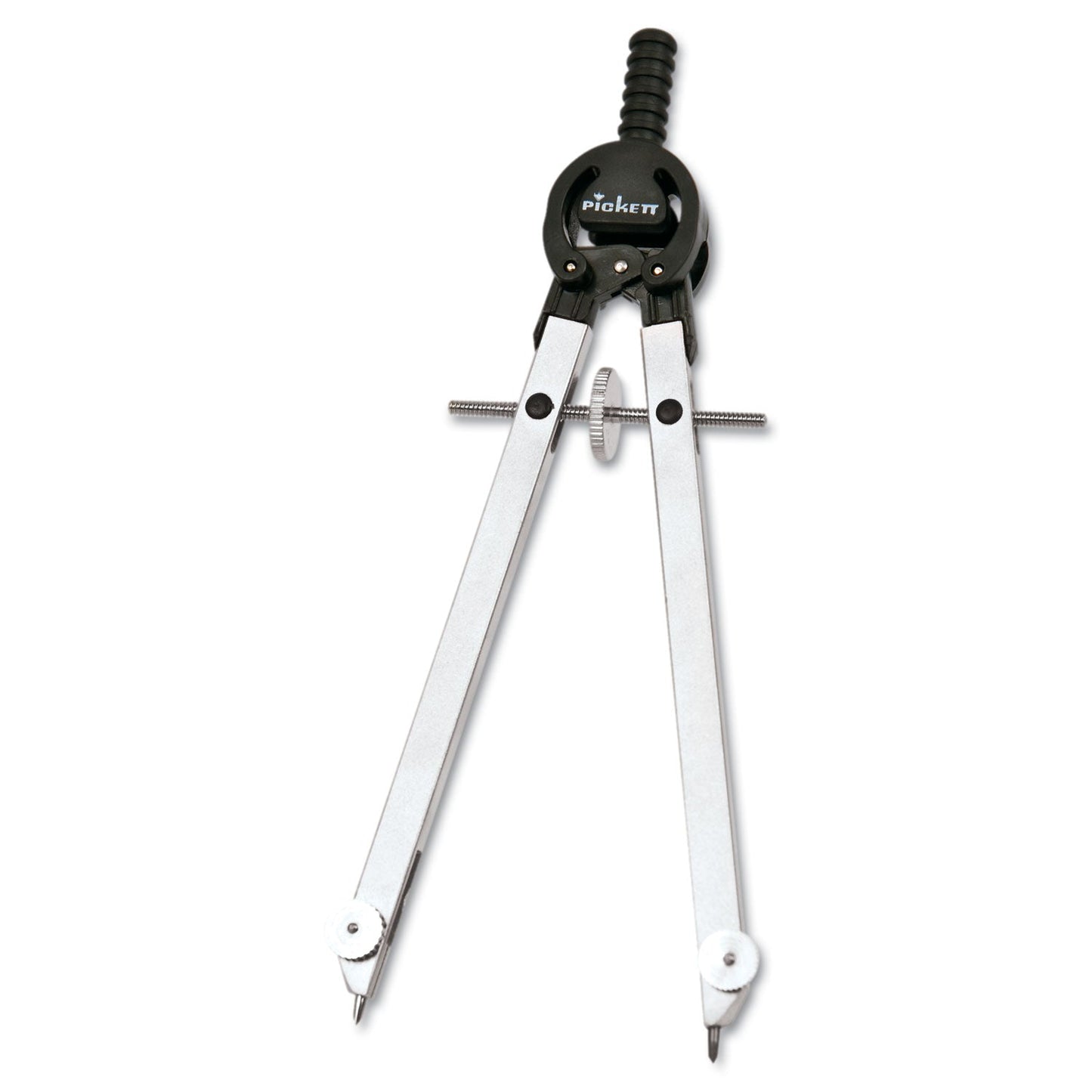 Chartpak Masterbow Compass, 10" Maximum Diameter, Steel, Chrome