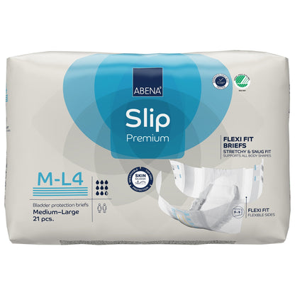 Abena® Slip Premium Flexi Fit Incontinence Briefs, M-L4 1000021166
