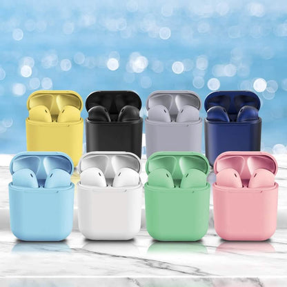 Rubber Matte Wireless Earbuds and Charging Case