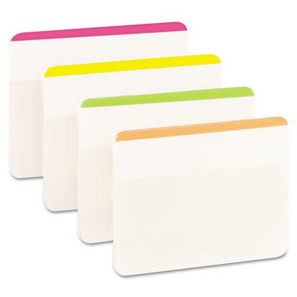Post-it Lined Tabs, 1/5-Cut, Assorted Bright Colors, 2" Wide, 24/Pack