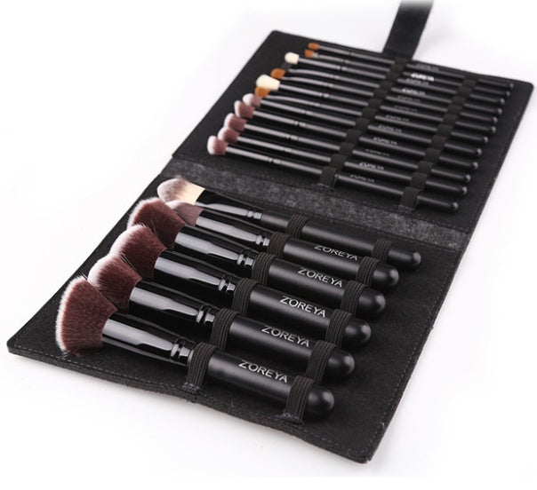 18pcs hand made makeup brush set