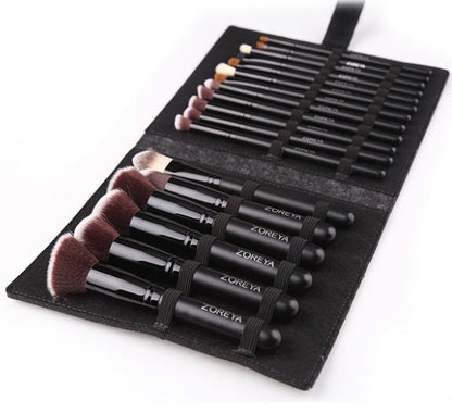 18pcs hand made makeup brush set