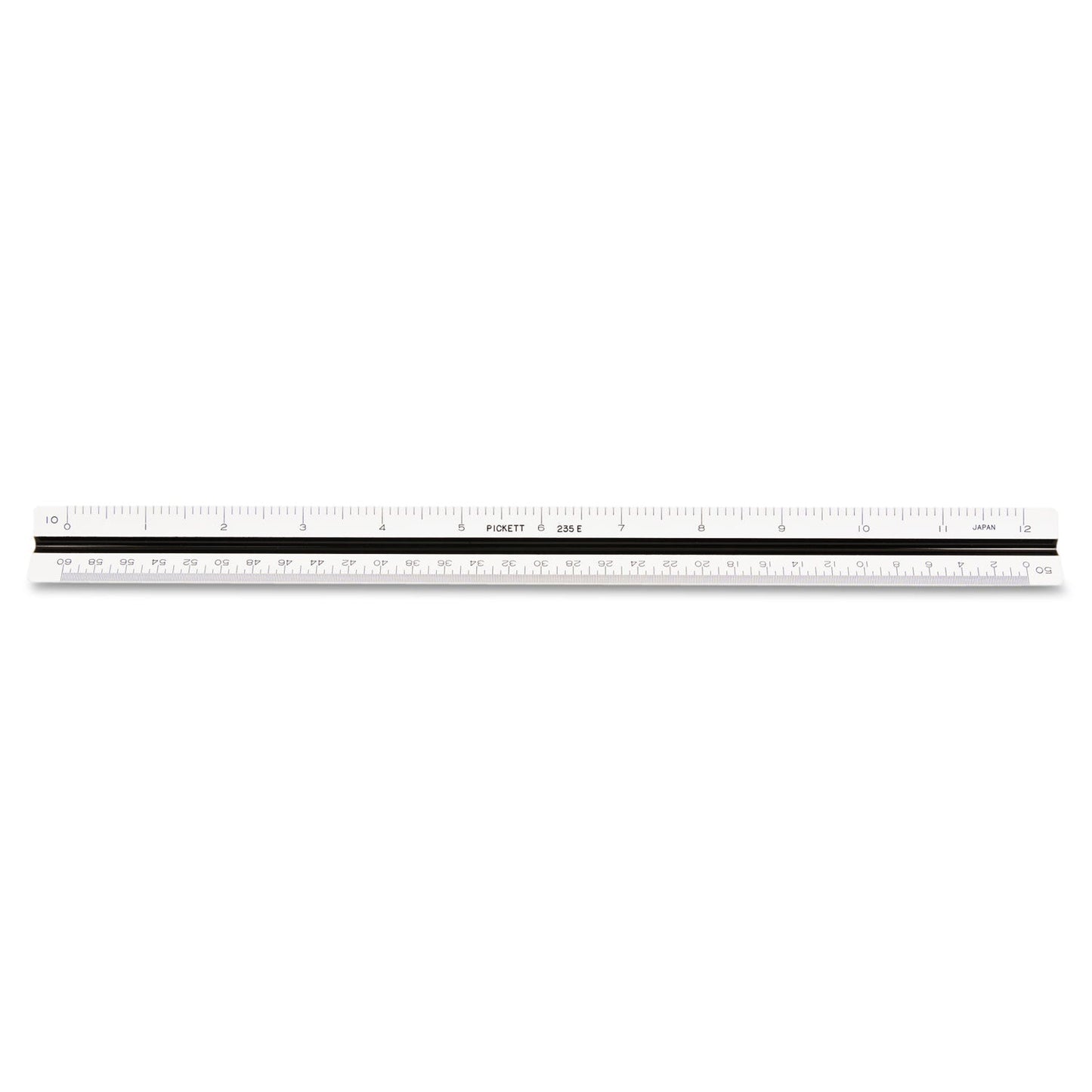 Chartpak Triangular Scale, Plastic, 12" Long, Engineering, Color-Coded