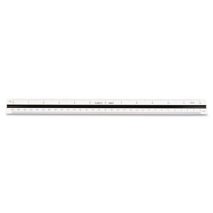 Chartpak Triangular Scale, Plastic, 12" Long, Engineering, Color-Coded