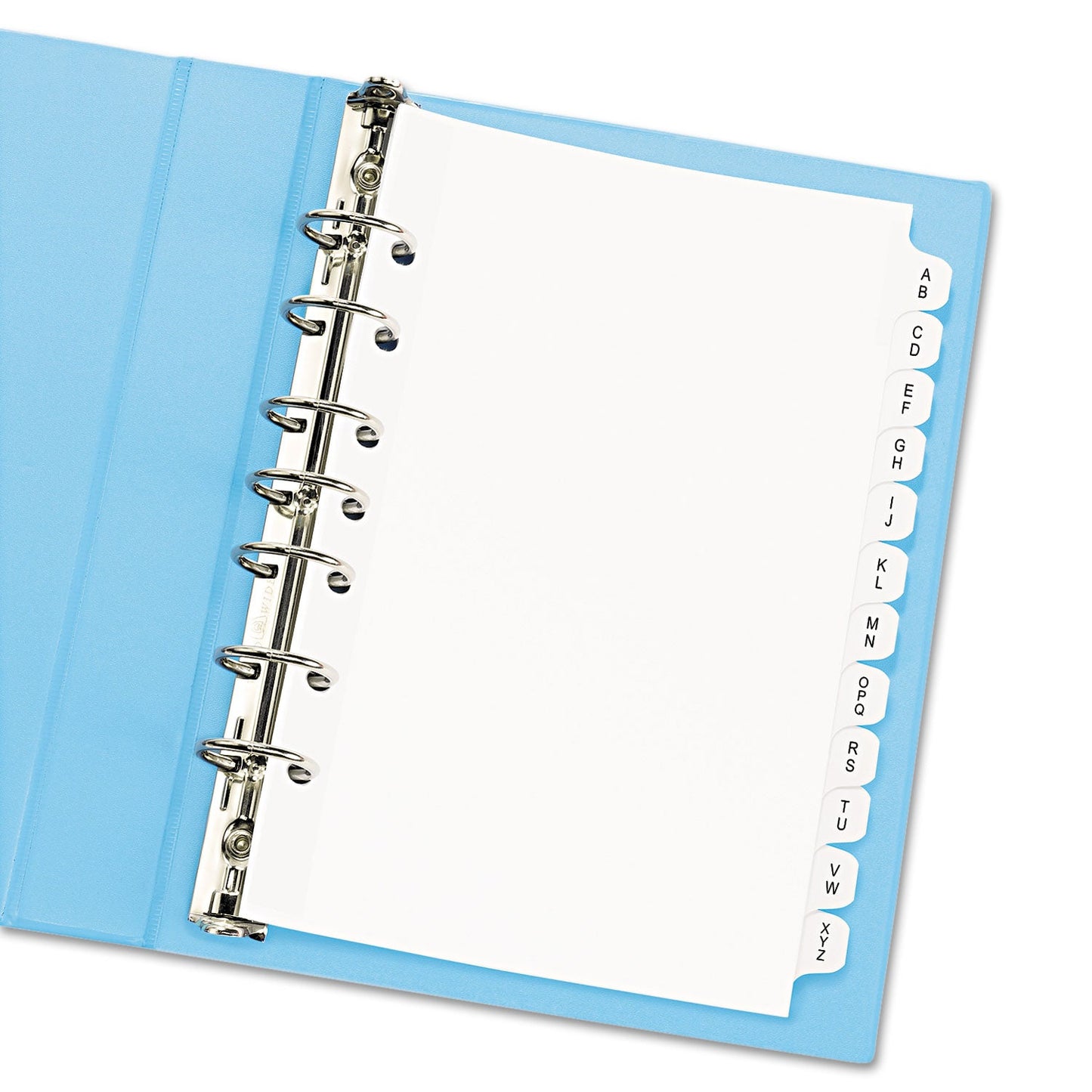 Avery Preprinted Tab Dividers, 12-Tab, A to Z, 8.5 x 5.5, White, 1 Set