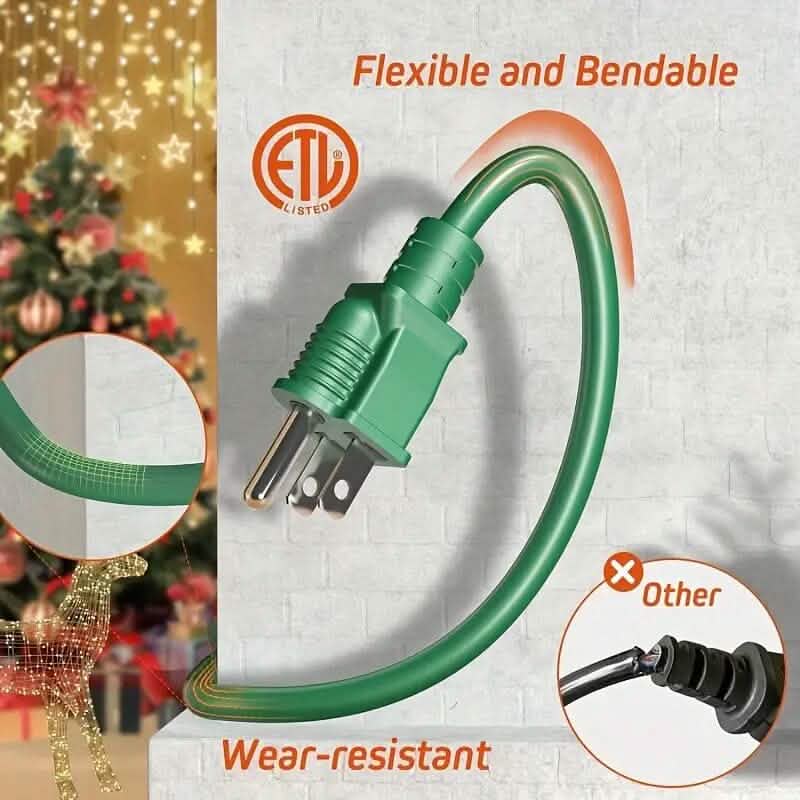 13 Ft. Stright 1 to 3 Splitter Extension Cord