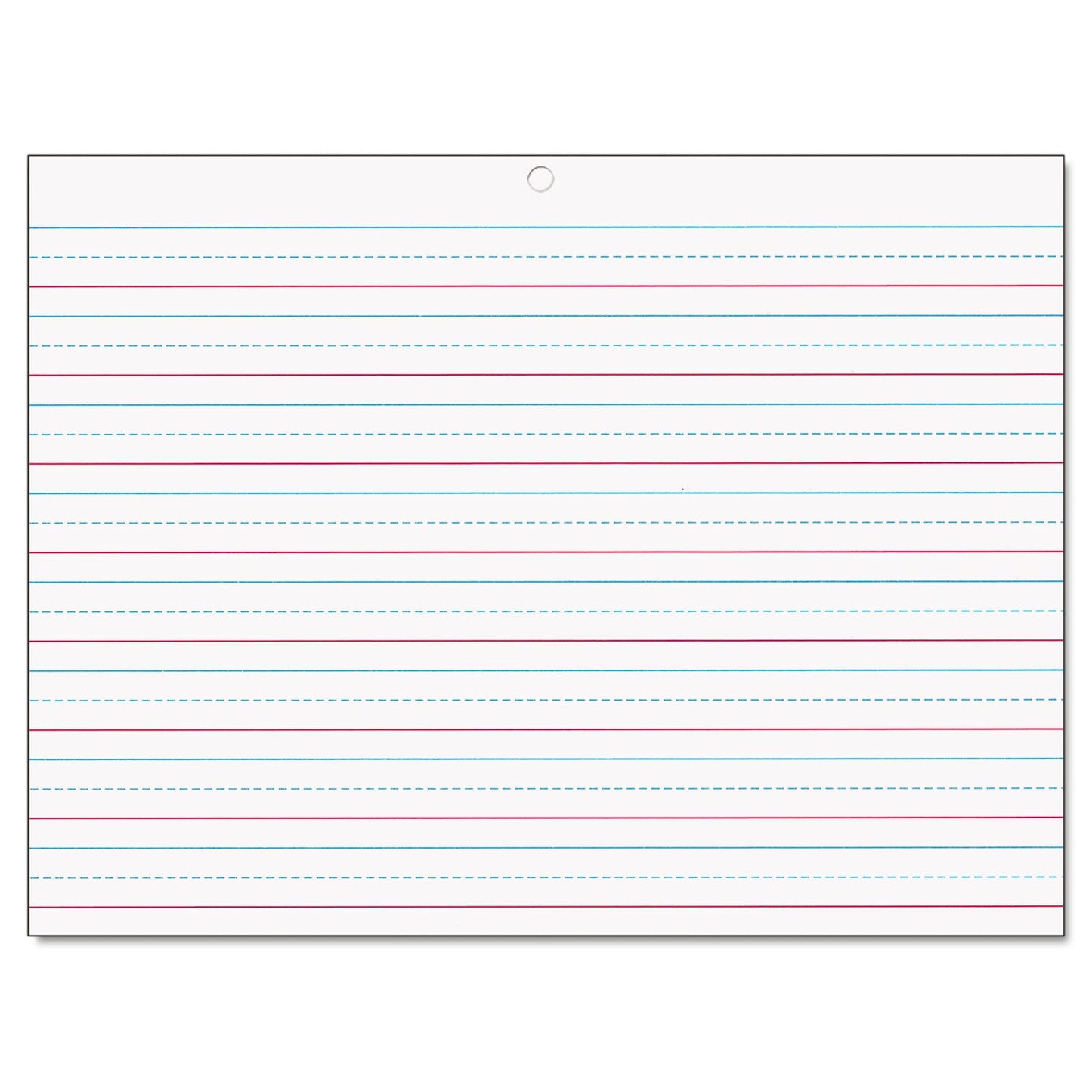 Pacon Multi-Sensory Handwriting Tablet, 5/8" Long Rule, 8 x 10.5, 40/Pad
