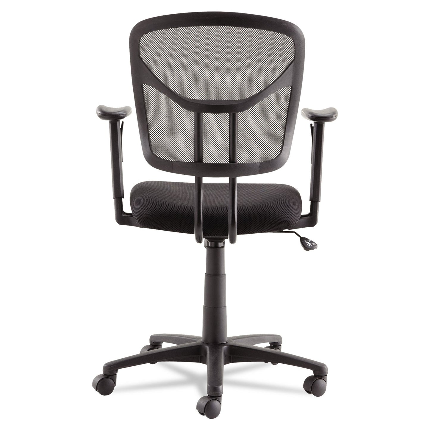OIF Swivel/Tilt Mesh Task Chair with Adjustable Arms, Supports Up to 250 lb, 17.72" to 22.24" Seat Height, Black