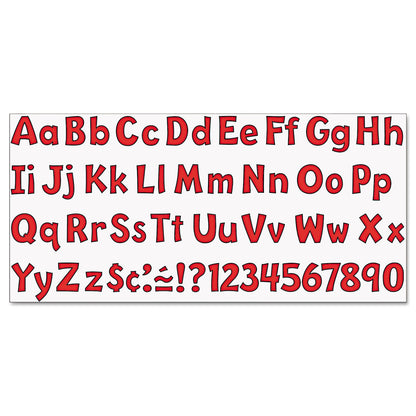 TREND Ready Letters Playful Combo Set, Red, 4"h, 216/Set