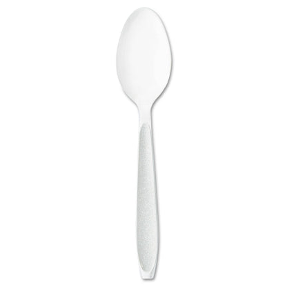 Dart Impress Heavyweight Polystyrene Cutlery, Teaspoon, White, 1000/Carton
