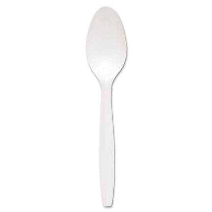 Dart Regal Mediumweight Cutlery, Full-Size, Teaspoon, White, 1000/Carton