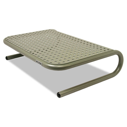 Allsop Metal Art Jr. Monitor Stand, 14.75" x 11" x 4.25", Pewter, Supports 40 lbs