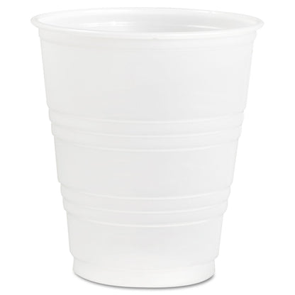 Dart High-Impact Polystyrene Cold Cups, Perfect Pak, 5 oz, Translucent, 750/Carton