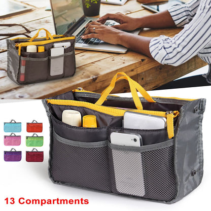 Makeup Bags Toiletry Purse Liner w/Hand Strap