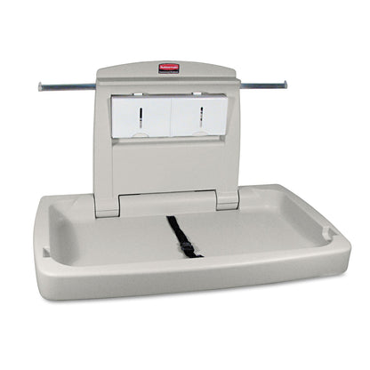 Rubbermaid Sturdy Station 2 Baby Changing Table, 33.5 x 21.5, Platinum