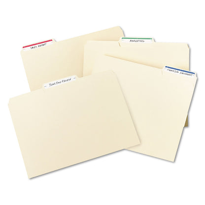 Avery Printable 4" x 6" - Permanent File Folder Labels, 0.69 x 3.44, White, 7/Sheet, 36 Sheets/Pack, (5200)