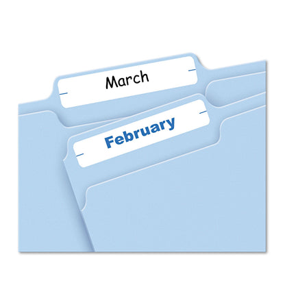 Avery Printable 4" x 6" - Permanent File Folder Labels, 0.69 x 3.44, White, 7/Sheet, 36 Sheets/Pack, (5202)