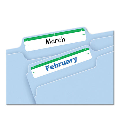 Avery Printable 4" x 6" - Permanent File Folder Labels, 0.69 x 3.44, White, 7/Sheet, 36 Sheets/Pack, (5203)