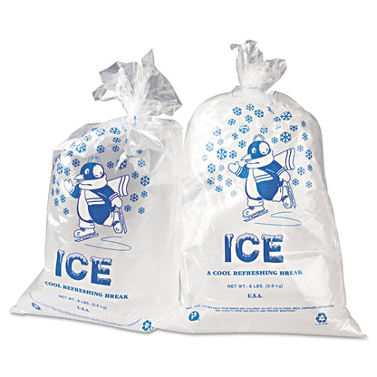 Inteplast Group Ice Bags, 1.5 mil, 11" x 20", Clear, 1,000/Carton