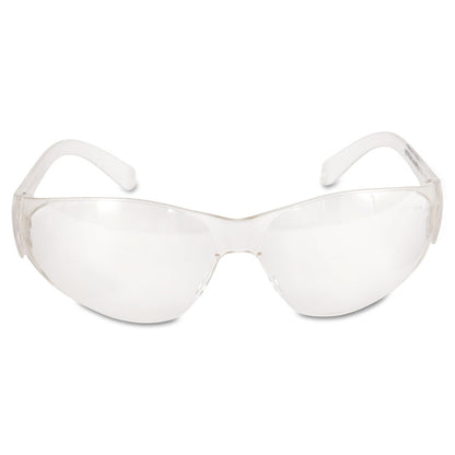 MCR Checklite Safety Glasses, Clear Frame, Clear Lens