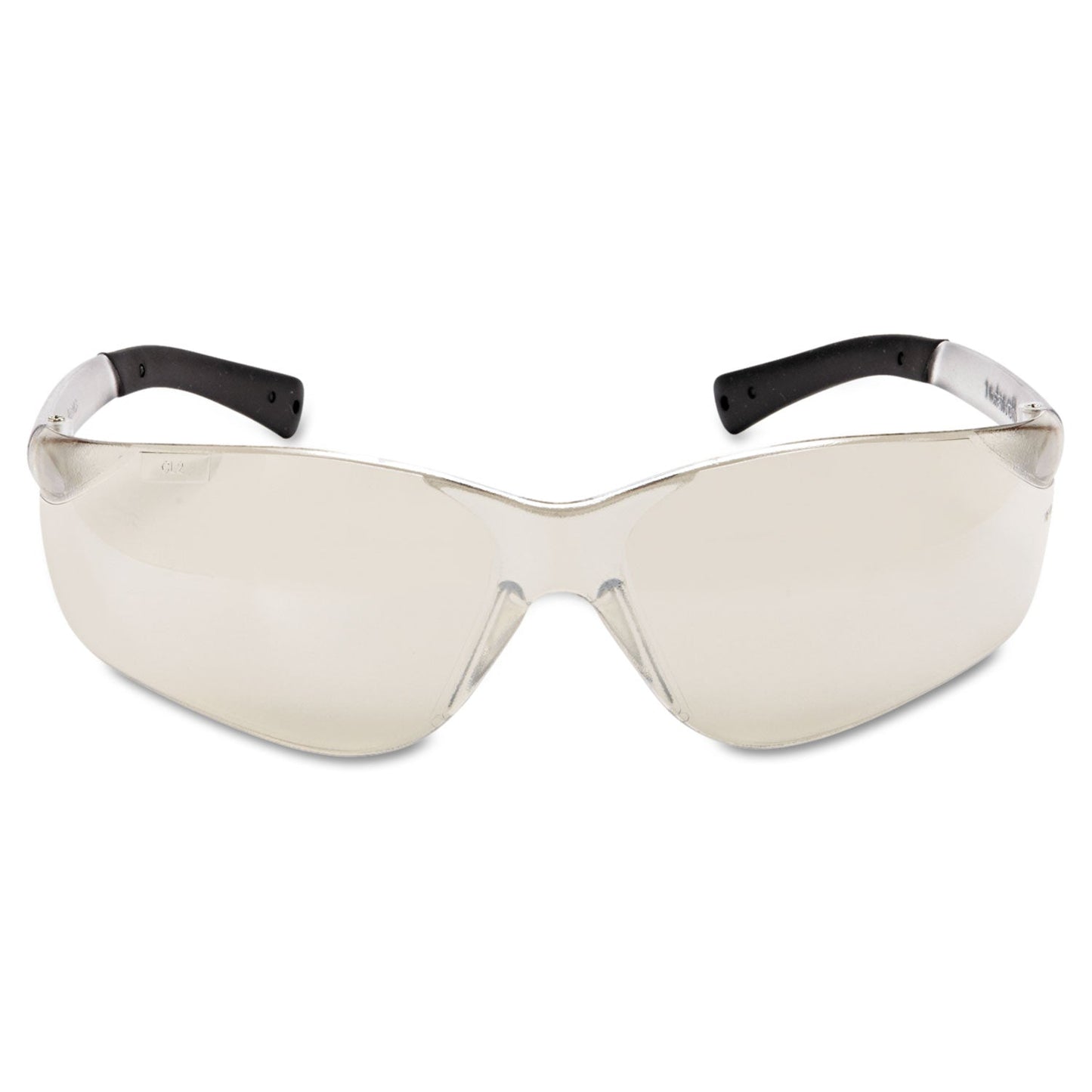 MCR BearKat Safety Glasses, Frost Frame, Clear Mirror Lens
