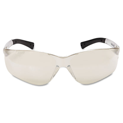 MCR BearKat Safety Glasses, Frost Frame, Clear Mirror Lens
