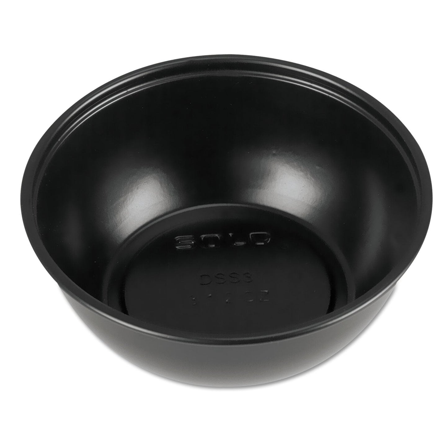 Dart Polystyrene Souffle Portion Cups, 2.5 oz, Black, 250/Bag, 10 Bags/Carton
