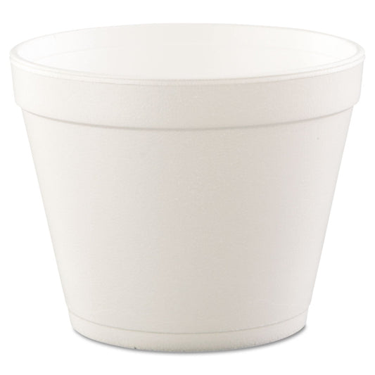 Dart Foam Containers, 24 oz, White, 25/Bag, 20 Bags/Carton