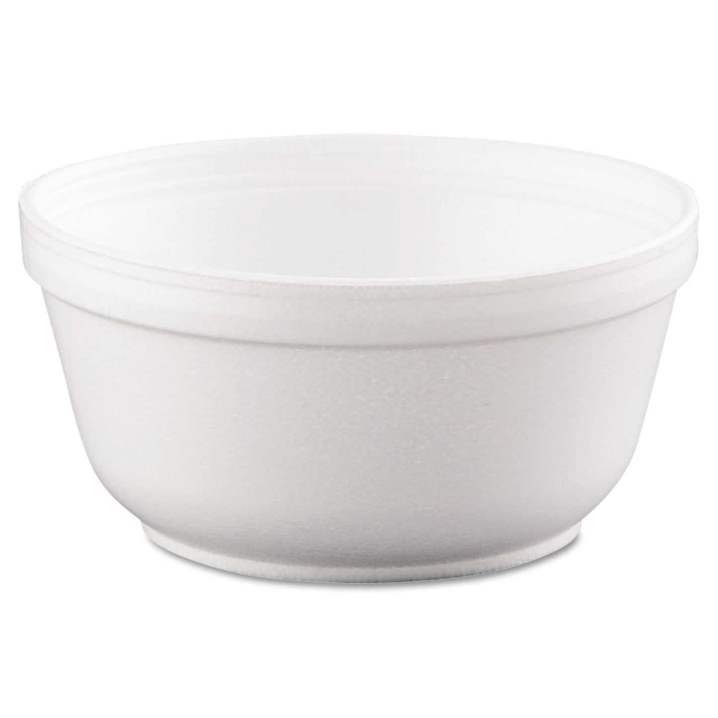 Dart Insulated Foam Bowls, 12 oz, White, 50/Pack, 20 Packs/Carton