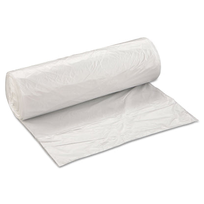 Inteplast Group High-Density Interleaved Commercial Can Liners, 60 gal, 12 microns, 38" x 60", Clear, 200/Carton