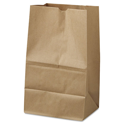 General Grocery Paper Bags, 40 lb Capacity, #20 Squat, 8.25" x 5.94" x 13.38", Kraft, 500 Bags