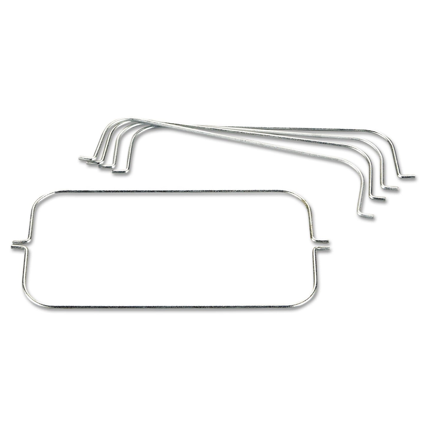 Rubbermaid Tri-Wire Waste Bag Holder Kit, For Rubbermaid Commercial Cleaning Carts, Steel