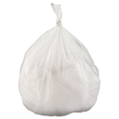 Inteplast Group High-Density Interleaved Commercial Can Liners, 33 gal, 17 microns, 33" x 40", Clear, 250/Carton
