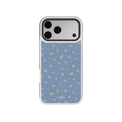Tiny Meadow | Pastel Blue Floral iPhone Case