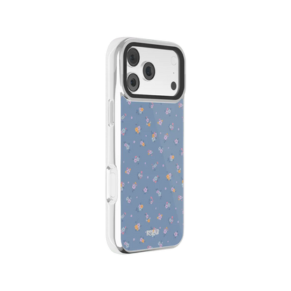 Tiny Meadow | Pastel Blue Floral iPhone Case
