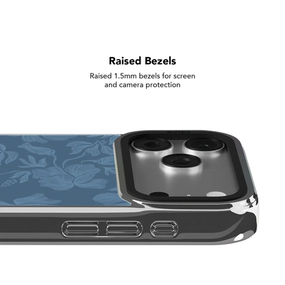 Cerulean | Dusty Blue Floral iPhone Case
