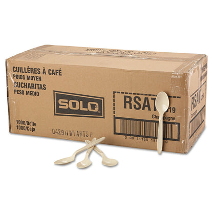 Dart Reliance Medium Heavy Weight Cutlery, Teaspoon, Champagne, 1000/Carton