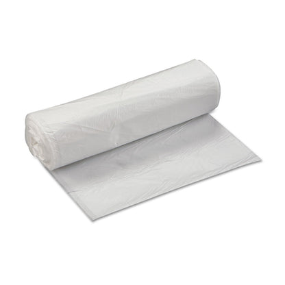 Inteplast Group High-Density Interleaved Commercial Can Liners, 33 gal, 13 microns, 33" x 40", Clear, 500/Carton