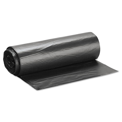 Inteplast Group High-Density Interleaved Commercial Can Liners, 60 gal, 17 microns, 38" x 60", Black, 200/Carton