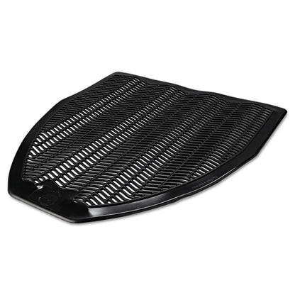 Impact Disposable Urinal Floor Mat, Nonslip, Fresh Blast Scent, 17 1/2 x 20 3/8, Black, 6/Carton