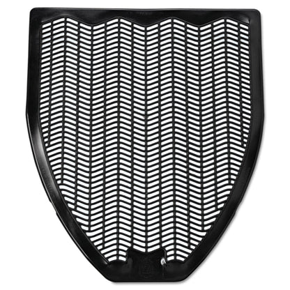 Impact Disposable Urinal Floor Mat, Nonslip, Fresh Blast Scent, 17 1/2 x 20 3/8, Black, 6/Carton