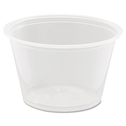 Dart Conex Complements Portion/Medicine Cups, 4 oz, Clear, 125/Bag, 20 Bags/Carton