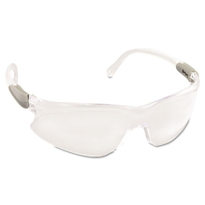 KleenGuard V20 Visio Safety Glasses, Silver Frame, Clear Lens